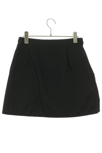 Prada Re-Nylon Multi-Pocket Triangle Logo Skirt Size 40