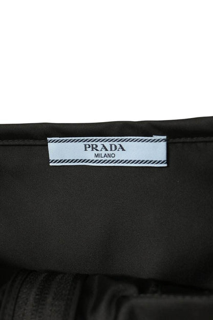 Prada Re-Nylon Multi-Pocket Triangle Logo Skirt Size 40