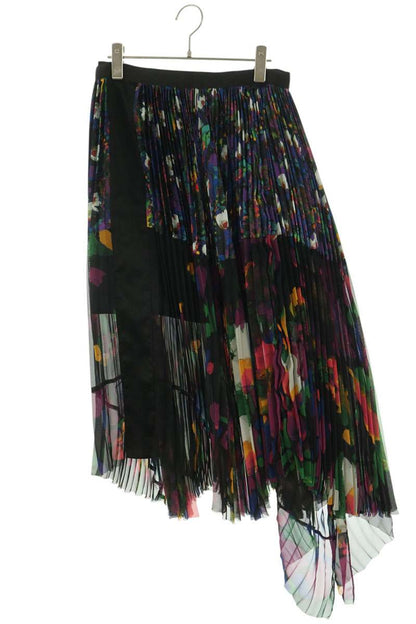 Sacai All-Over Pattern Asymmetric Multi Polyester Size 2
