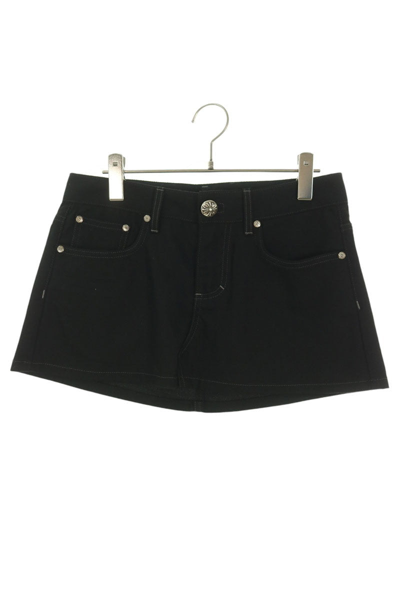 Chrome Hearts Crossball Button Mini Skirt Size 25