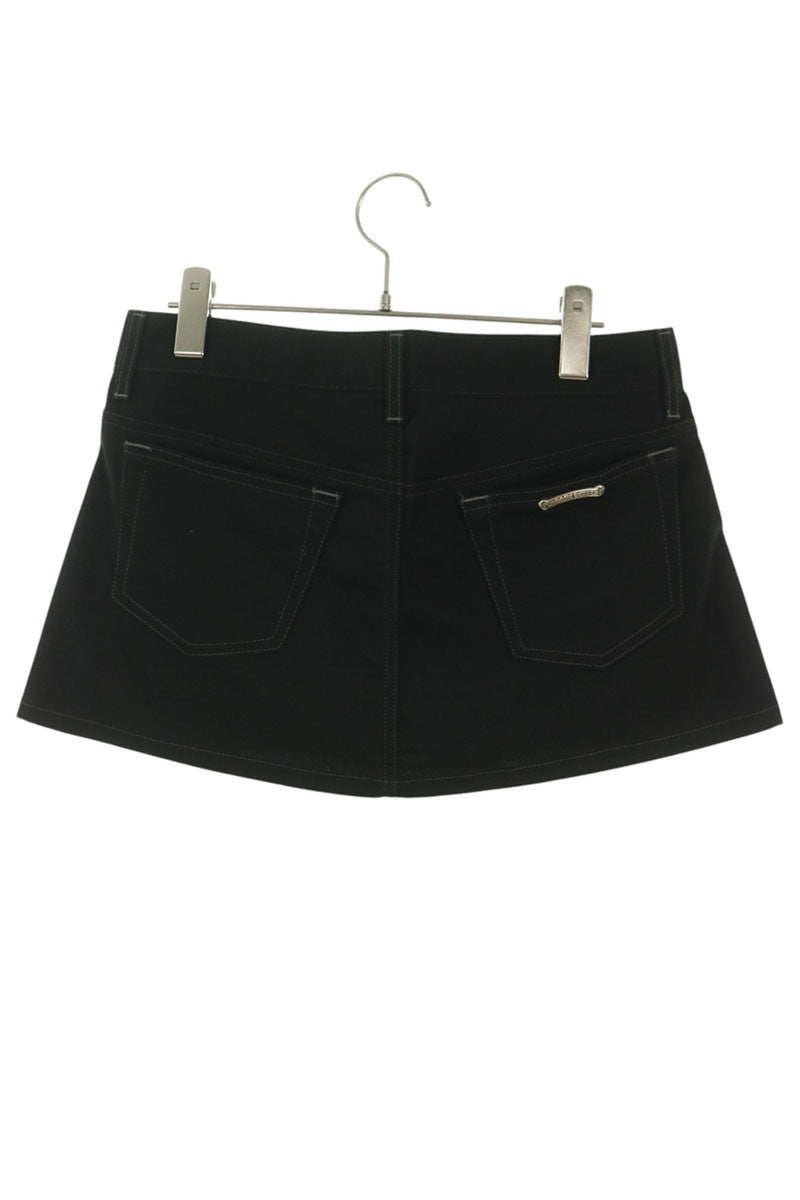 Chrome Hearts Crossball Button Mini Skirt Size 25