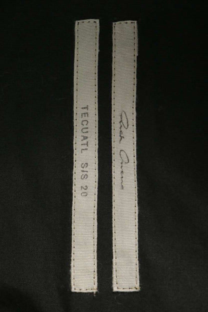 Rick Owens Bauhaus Center Zip Skirt Black Size 40