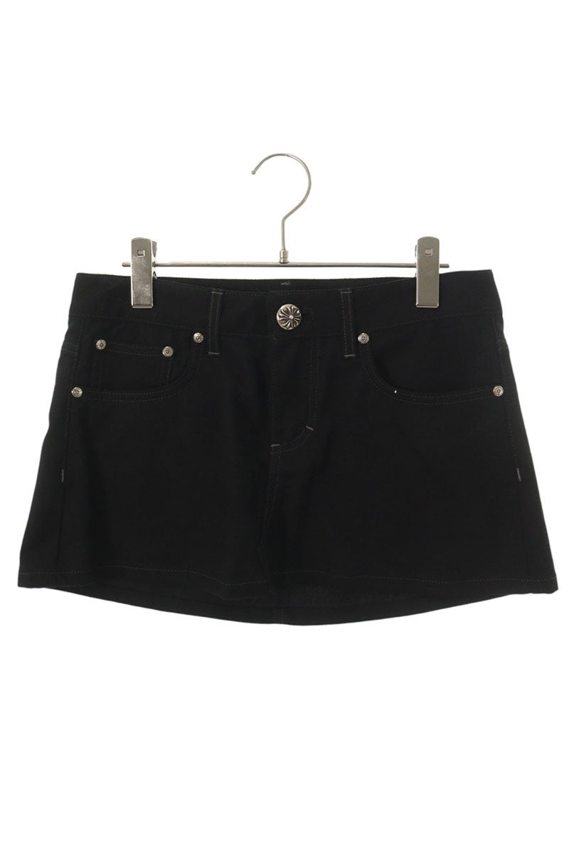Chrome Hearts Crossball Button Mini Skirt Size 26