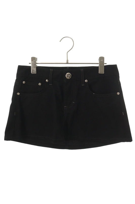 Chrome Hearts Crossball Button Mini Skirt Size 26