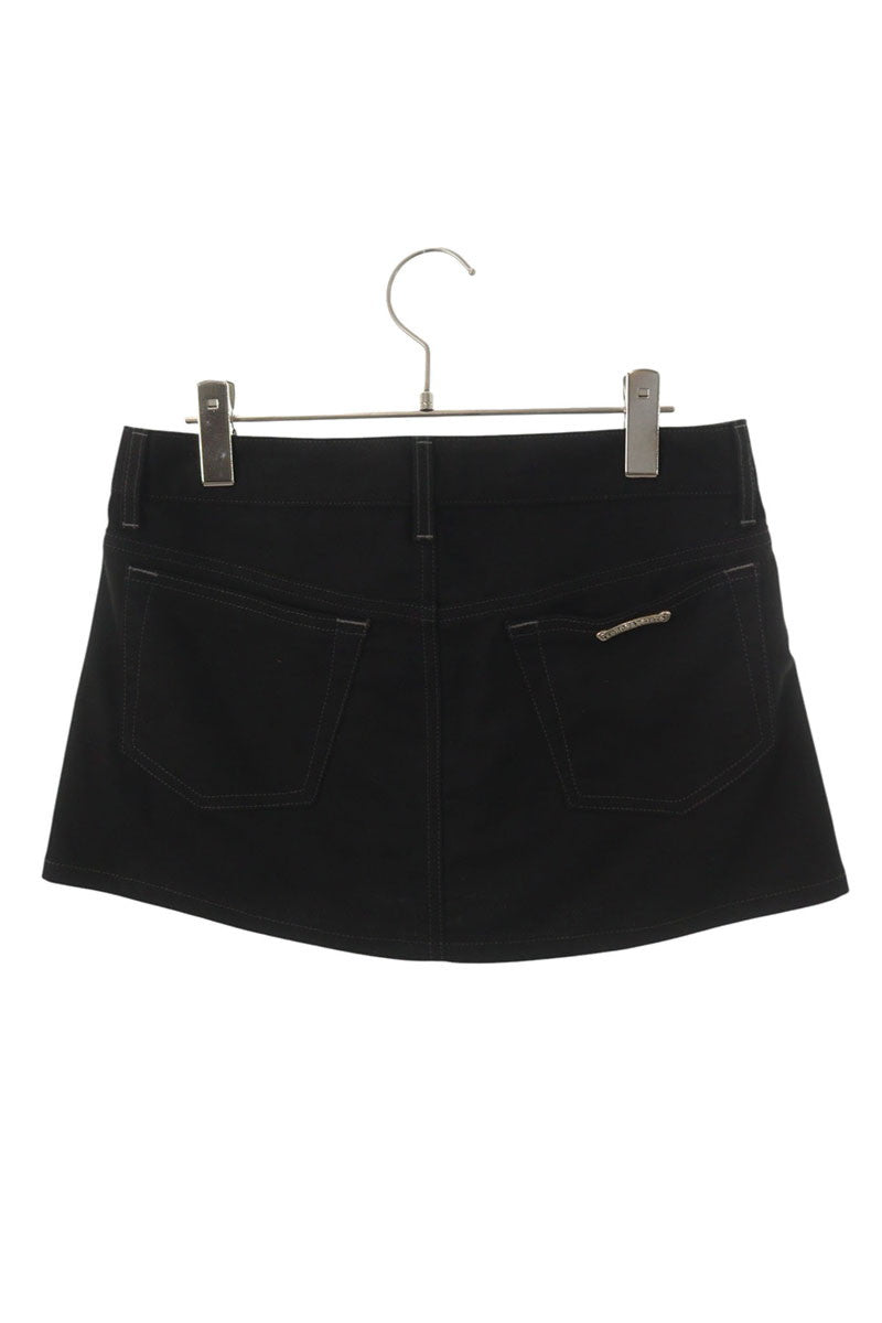 Chrome Hearts Crossball Button Mini Skirt Size 26
