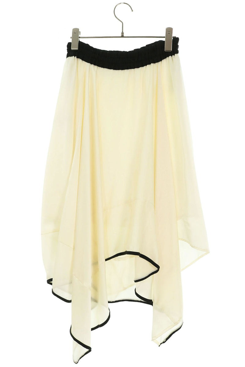 Sacai Bicolor Maxi Skirt Beige/Black Size 1