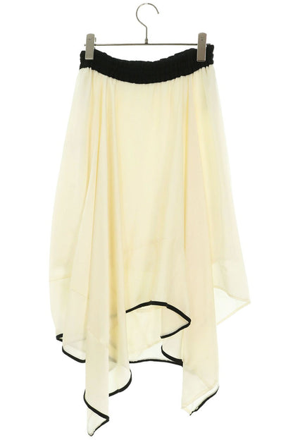 Sacai Bicolor Maxi Skirt Beige/Black Size 1