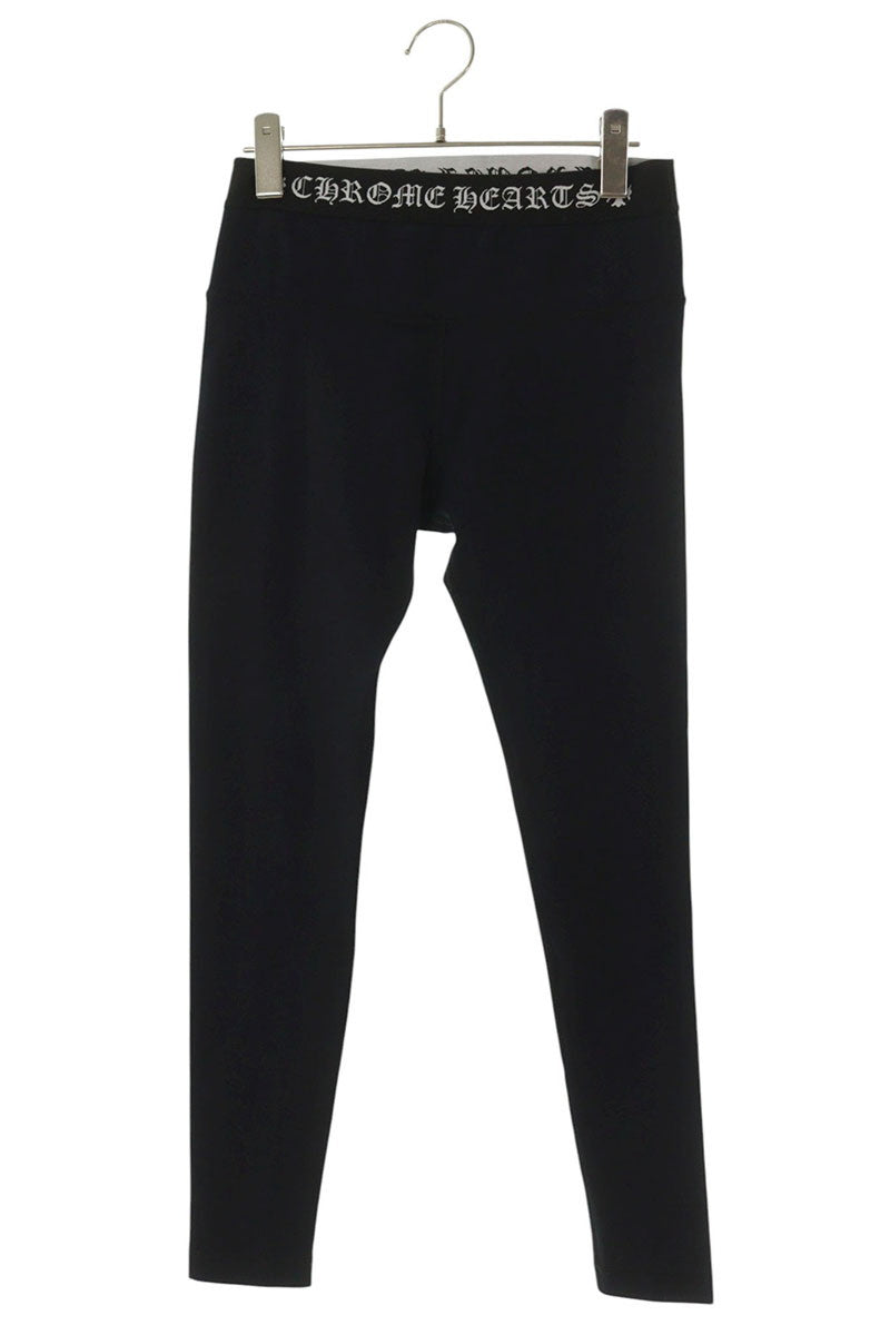 Chrome Hearts Waist Logo Yoga Leggings Black Size M