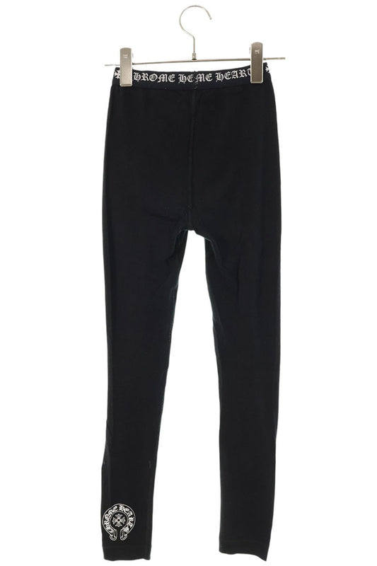 Chrome Hearts Horseshoe Print Black Leggings Size XS