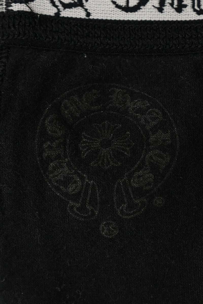 Chrome Hearts Horseshoe Print Black Leggings Size XS