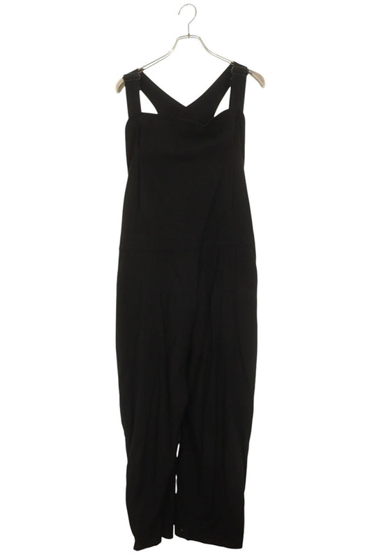 Yohji Yamamoto Gabardine Wide Overalls Black Size 2
