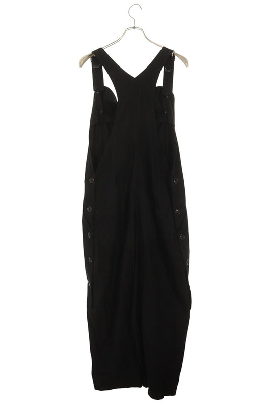 Yohji Yamamoto Gabardine Wide Overalls Black Size 2