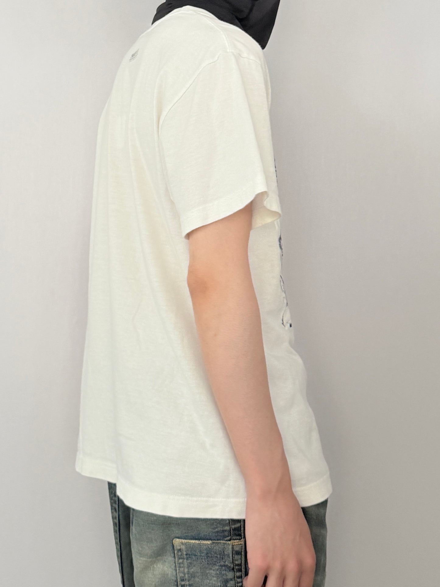 Swagger White Print T-Shirt Size M