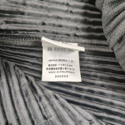 HOMME PLISSE ISSEY MIYAKE Pleated Tailored Jacket Size 2