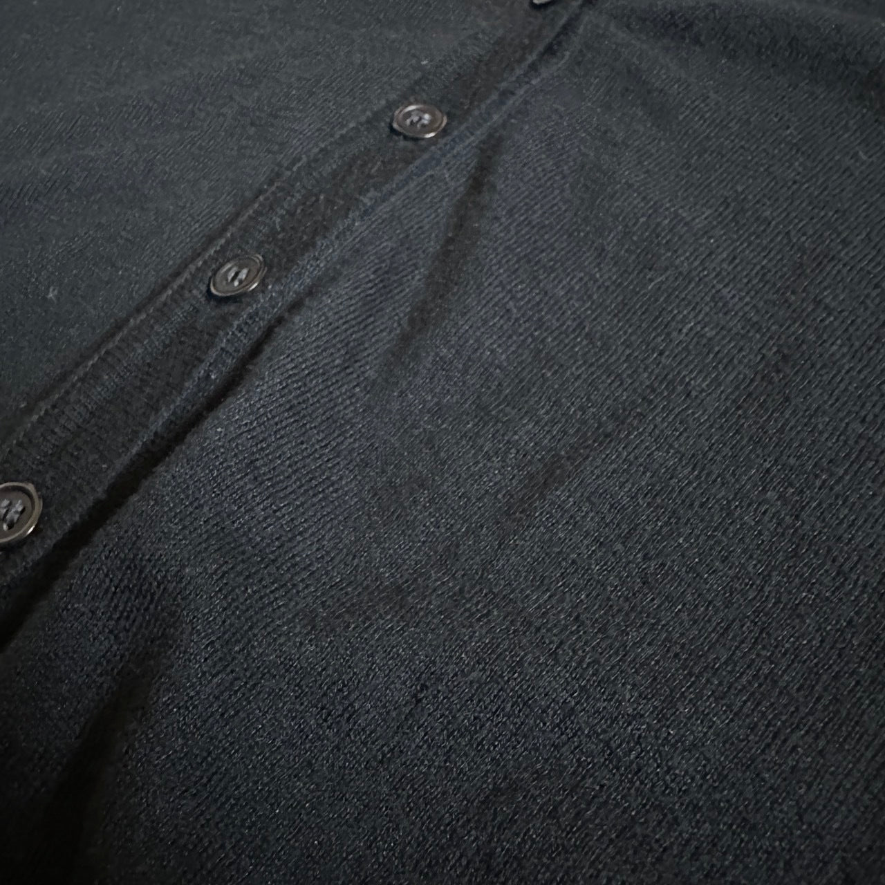 ISSEY MIYAKE SS96 Silk Blend V-Neck Dark Navy