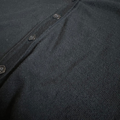 ISSEY MIYAKE SS96 Silk Blend V-Neck Dark Navy