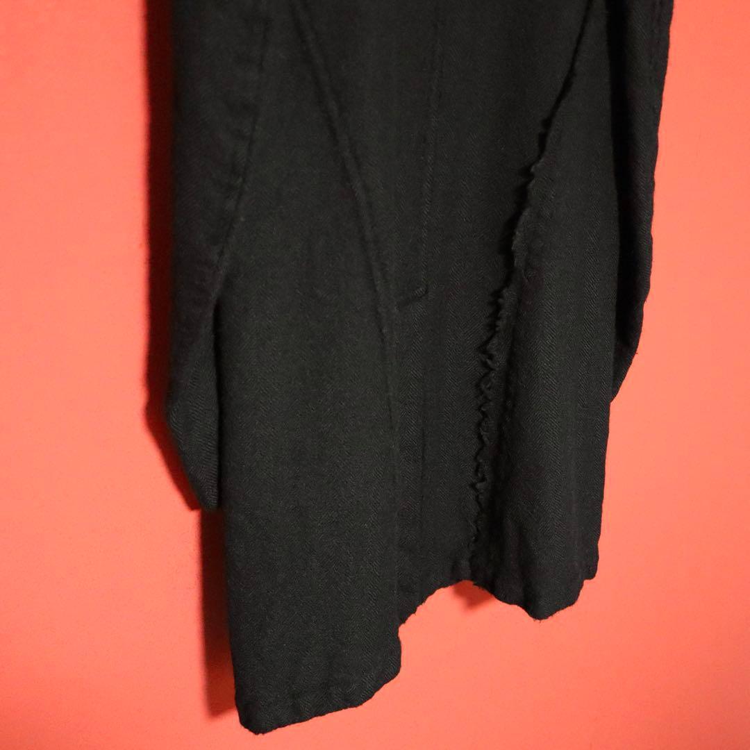 Yohji Yamamoto Y's Inside-Out Wool Chesterfield Coat Size 1