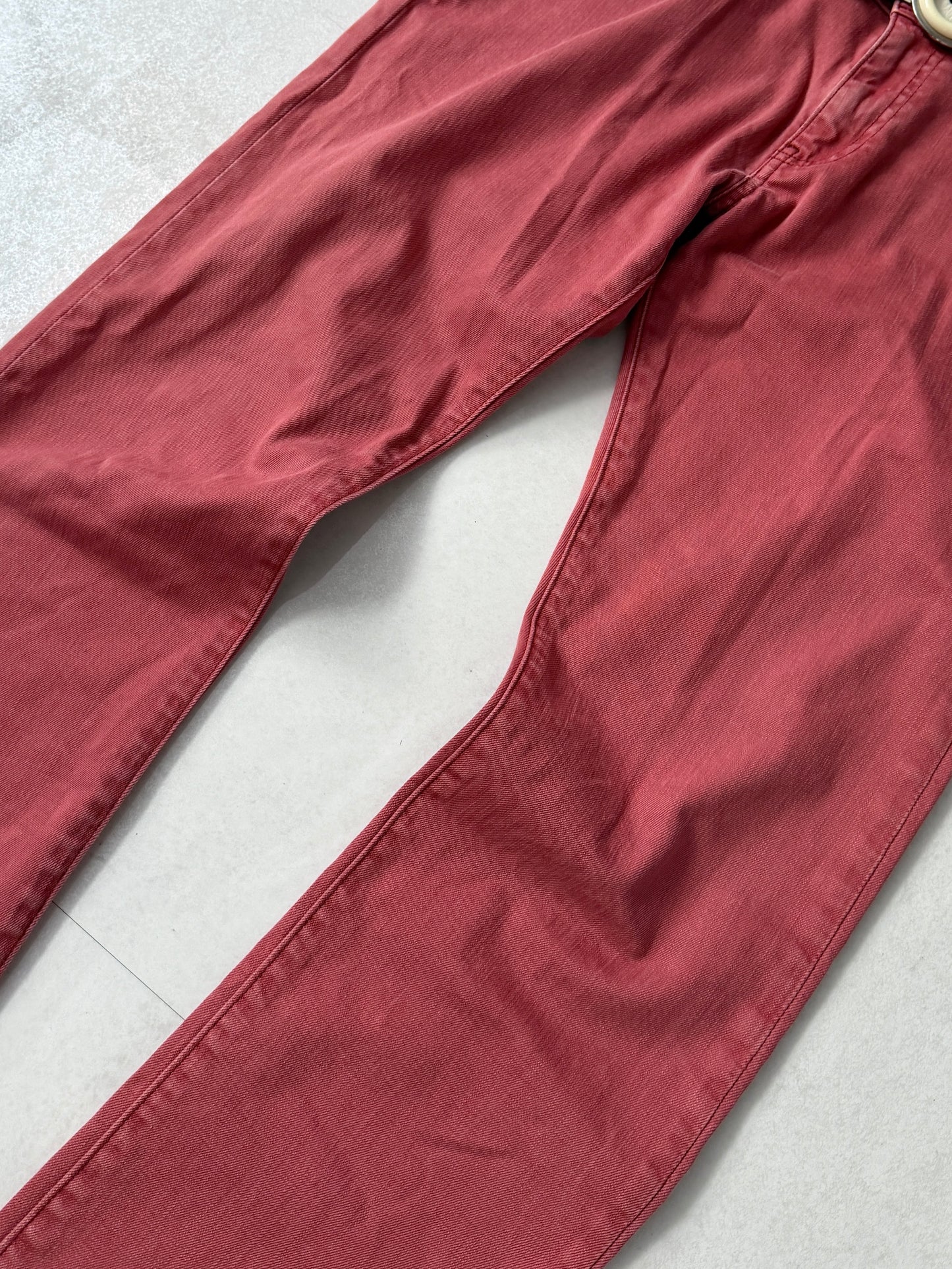 Armani Exchange Red Pants Size 33