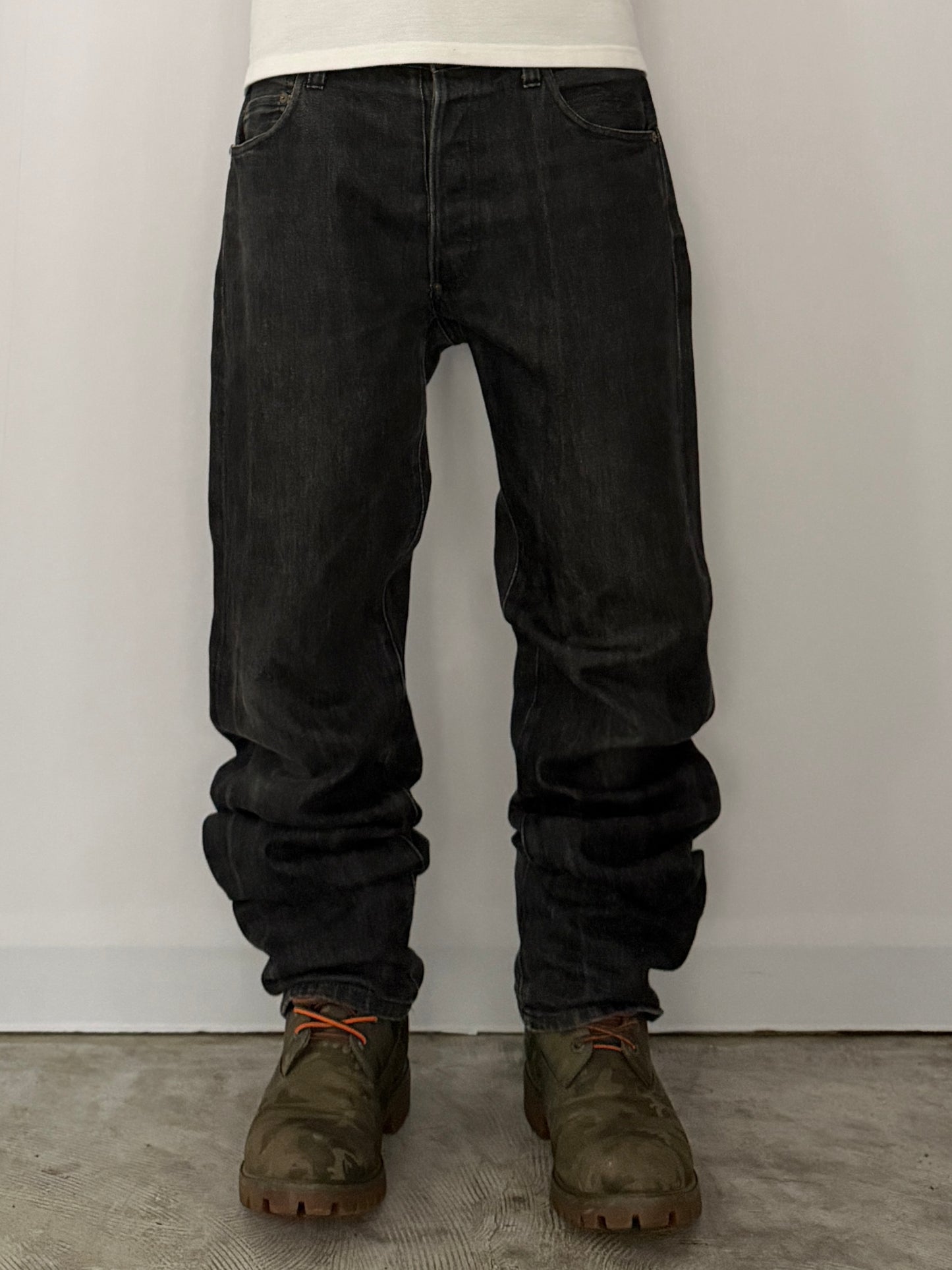 Evisu Black Denim Jeans Size 32