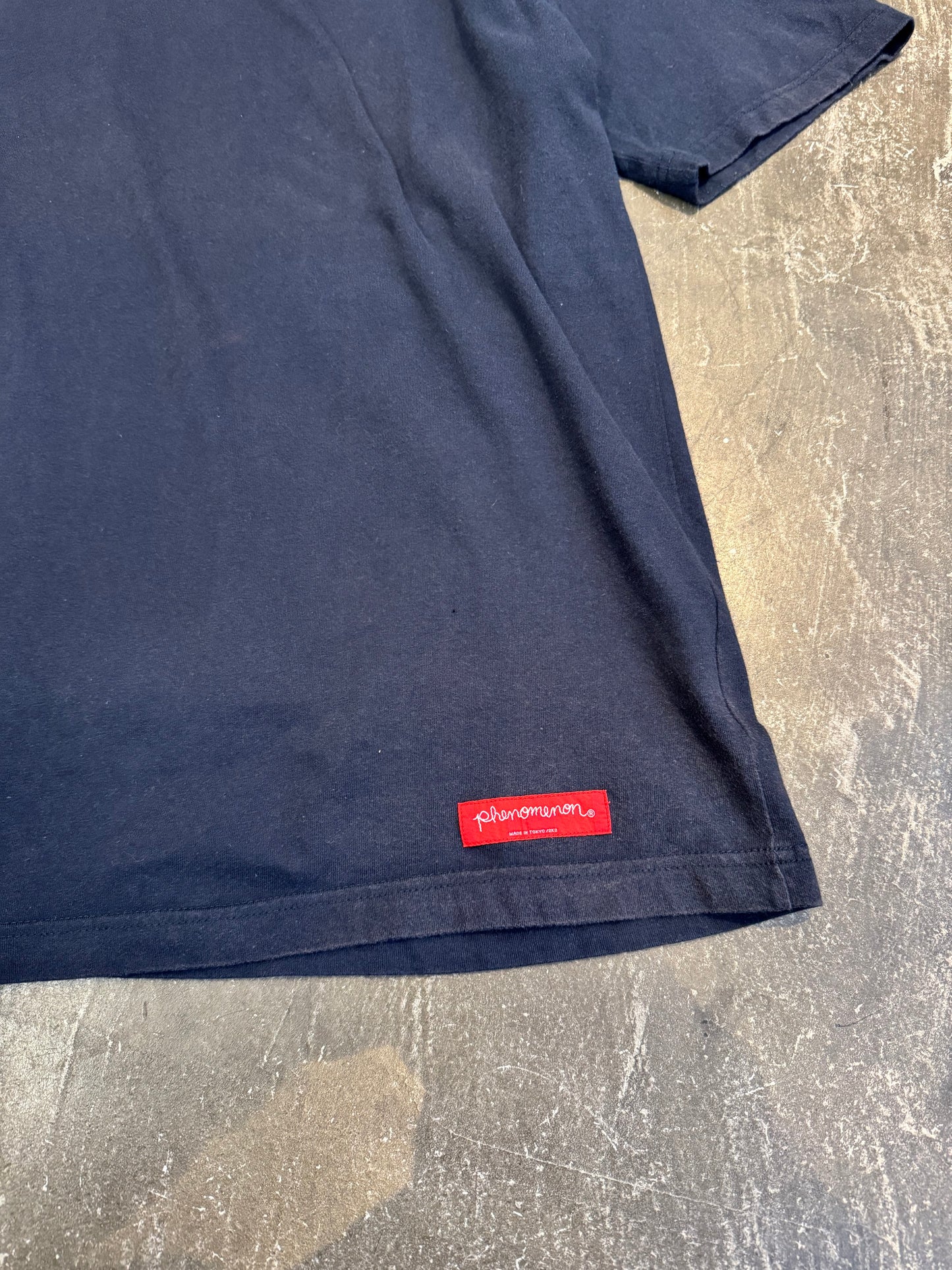 PHENOMENON Black Cotton T-Shirt Size L