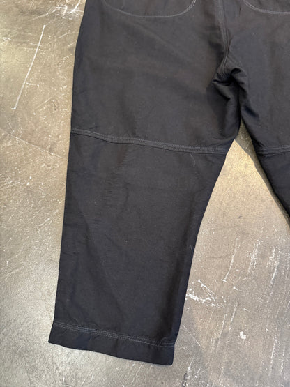 Junya Watanabe Black Nylon-Hemp Pants (2020) Size XS