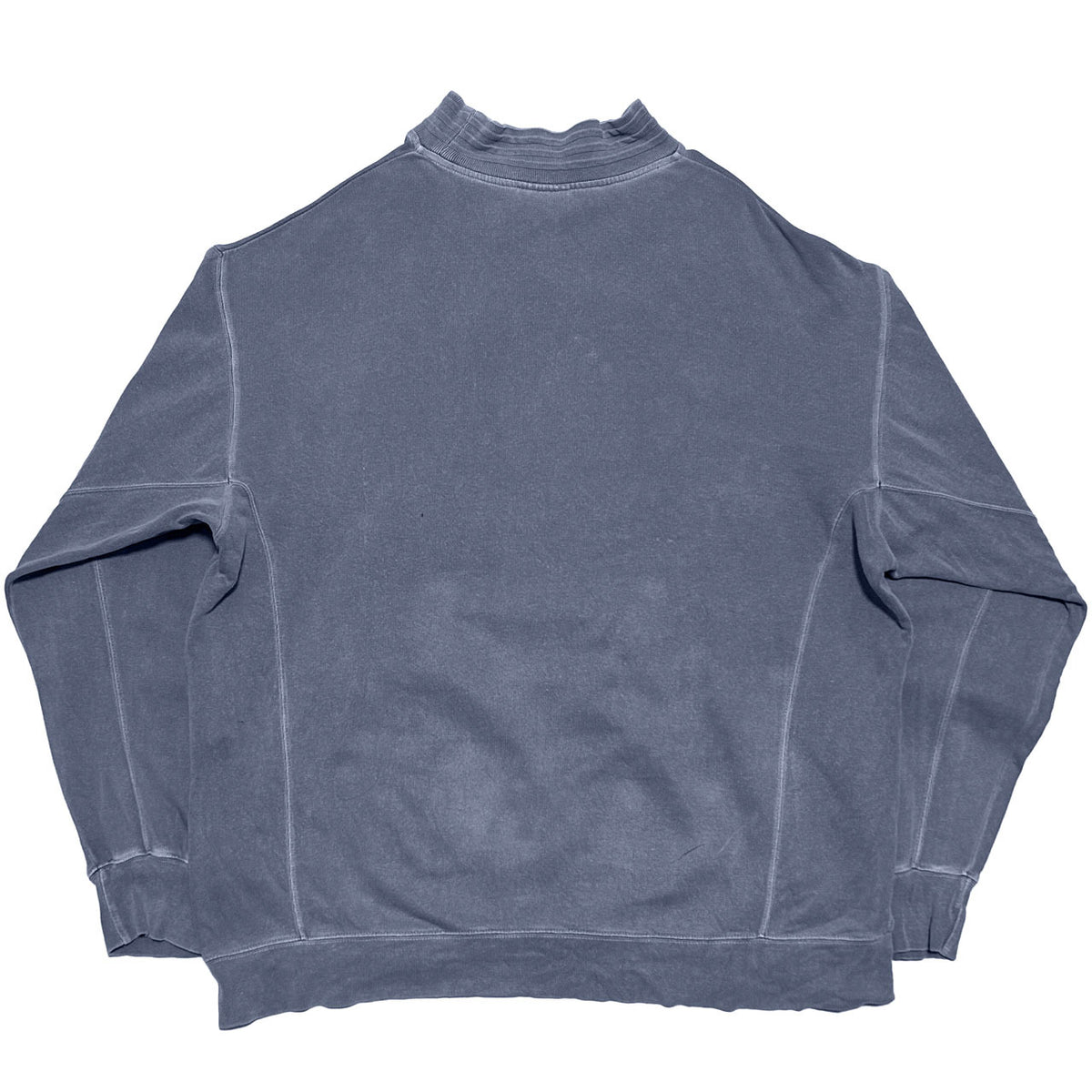 ADIDAS 1980s Washed Cotton Sweatshirt Light Blue Size L