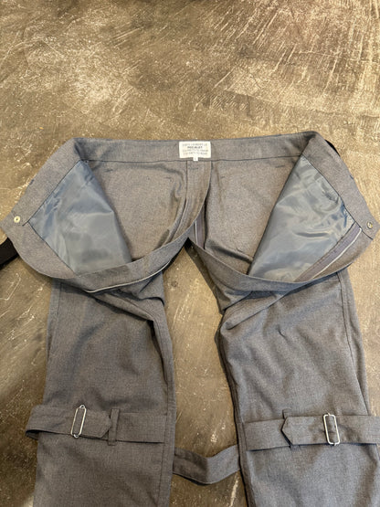 PEEL&LIFT Gray Polyester Blend Pants Size L