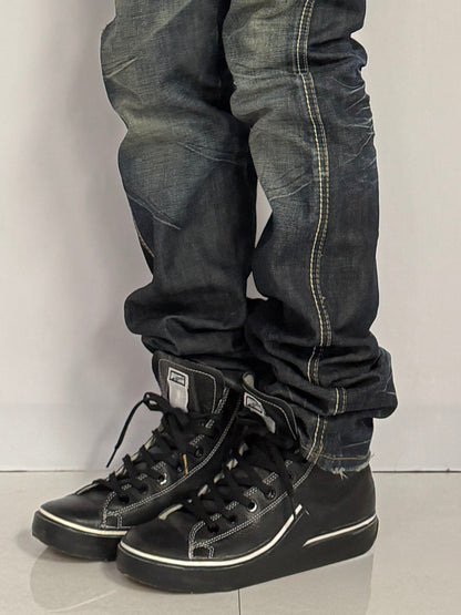 MIHARA YASUHIRO x PUMA Leather High Top Sneakers Size 26cm