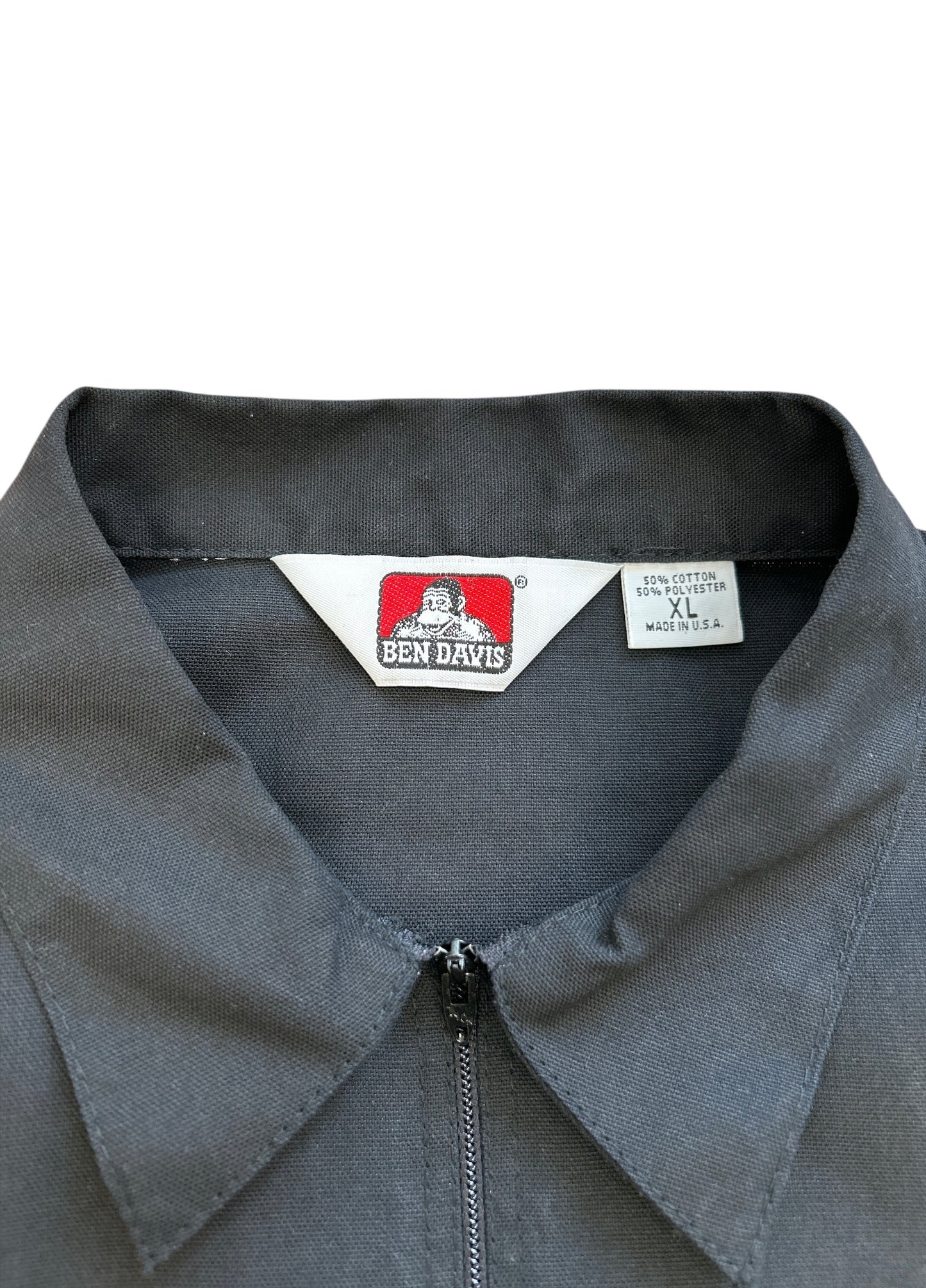 BEN DAVIS 90s HALF ZIP PULLOVER SHIRT Size XL