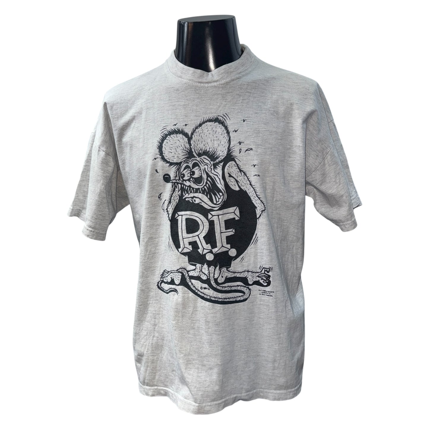 RAT FINK T-Shirt Black Size L