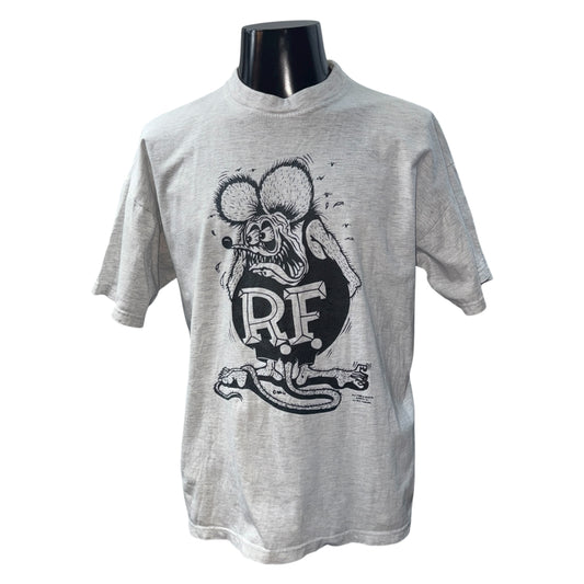 RAT FINK T-Shirt Black Size L