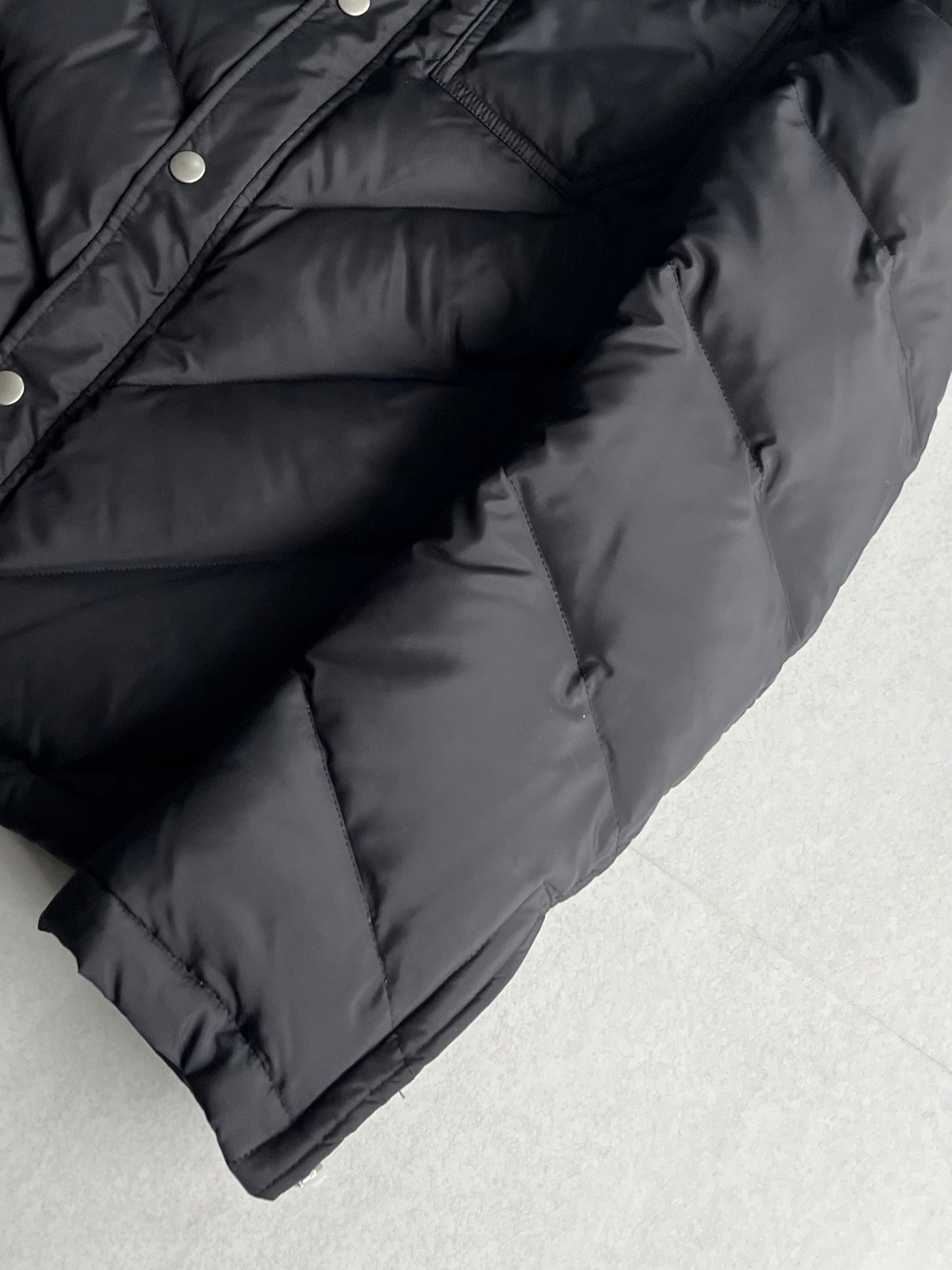 Vintage HAMNETT Black Rabbit Fur Down Jacket Size L