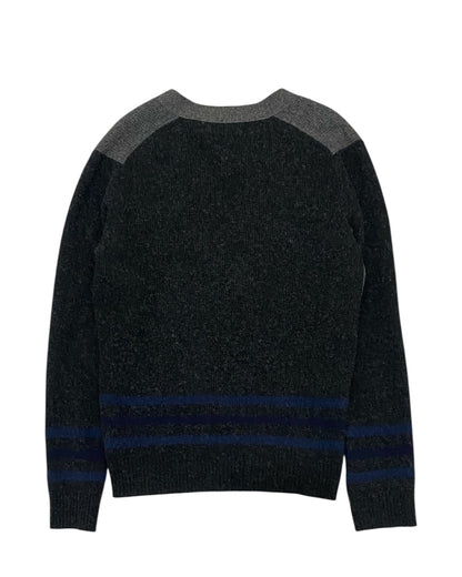 Comme des Garcons Homme Wool Cardigan Striped Detail