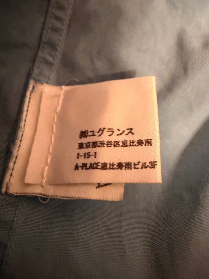 DRIES VAN NOTEN 00s Stretch Cotton Long Shirt Blue Size L
