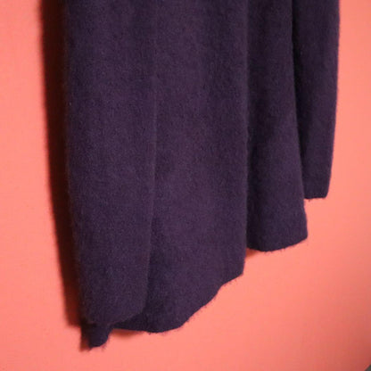 ISSEY MIYAKE 03AW Cashmere Shawl Collar Coat Purple Size 2
