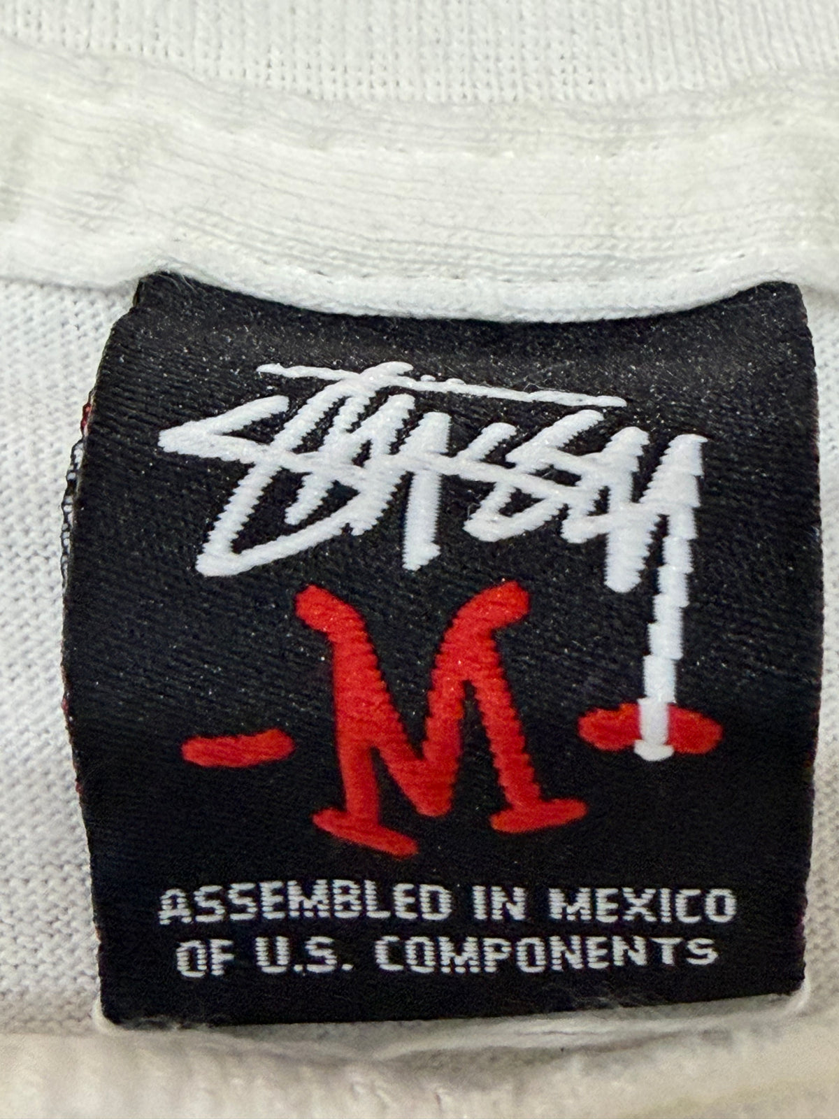 STUSSY Tougher Than Tough T-Shirt White Size M