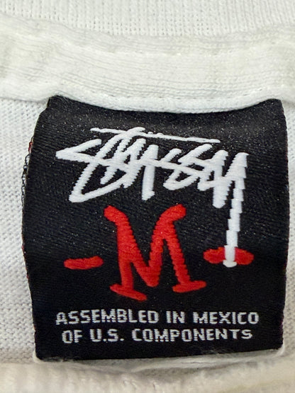 STUSSY Tougher Than Tough T-Shirt White Size M