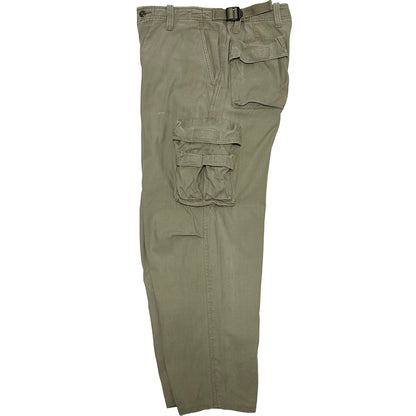GAP 2000s Multi Pocket Cargo Trousers Ivory Size S