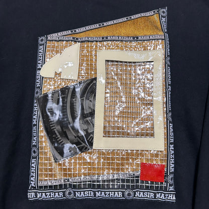 NASIR MAZHAR 2014 Vinyl Pocket Sweatshirt Black Size L