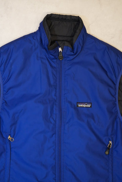Patagonia puffball vest 00s Vintage early 2000s quilted puffer vest blue Size S