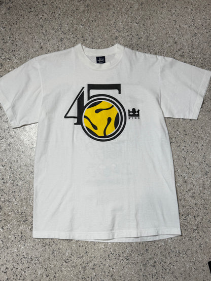 Stussy King WORLD TRIBE x The 45 King 2003 T-Shirt Size L
