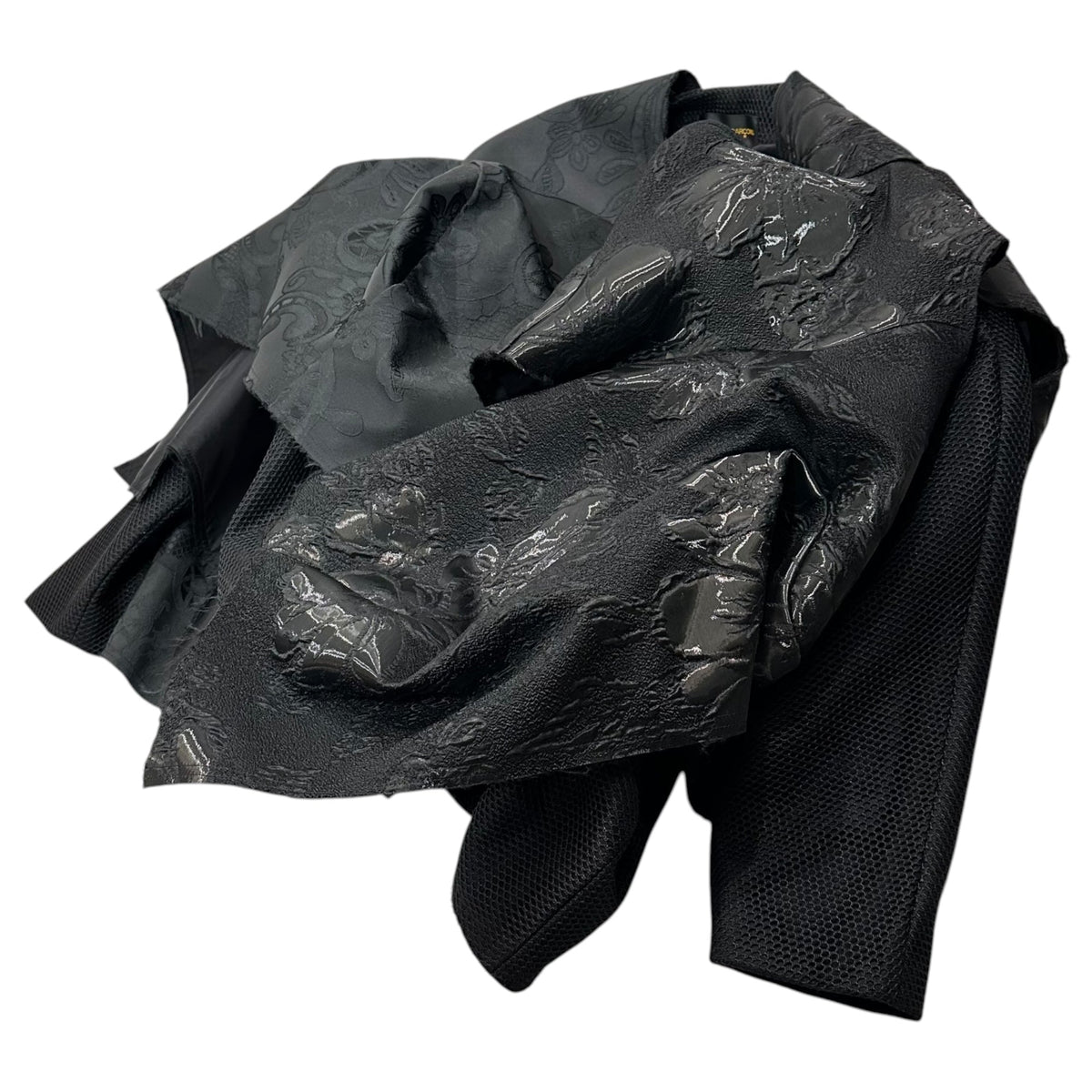 COMME des GARCONS S/S 2026 Mixed-Media Jacket Size XS