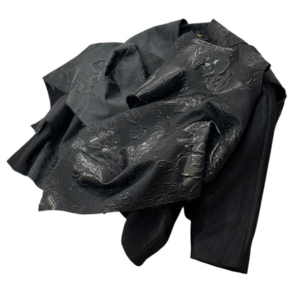 COMME des GARCONS S/S 2026 Mixed-Media Jacket Size XS