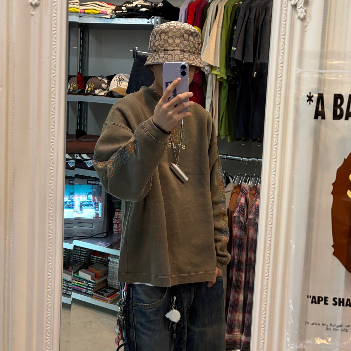 Stussy 90s Sweatshirt Size M