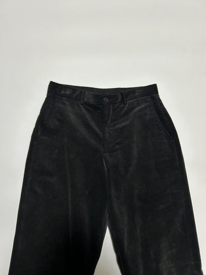 EMPORIO ARMANI AW2001 Corduroy Pants Black Size 46