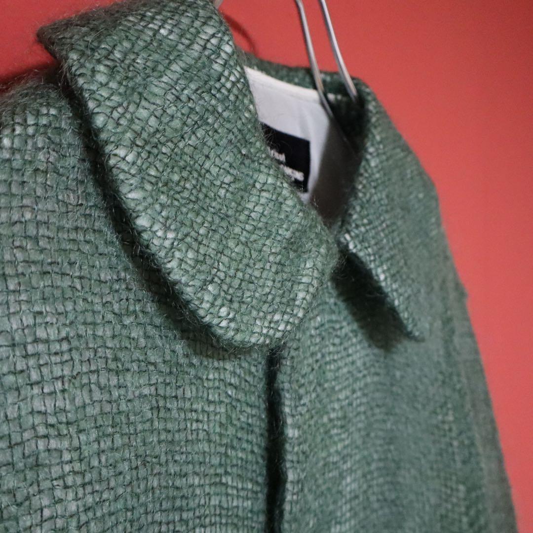 tricot COMME des GARCONS 97AW Tweed Knit Jacket Size FREE