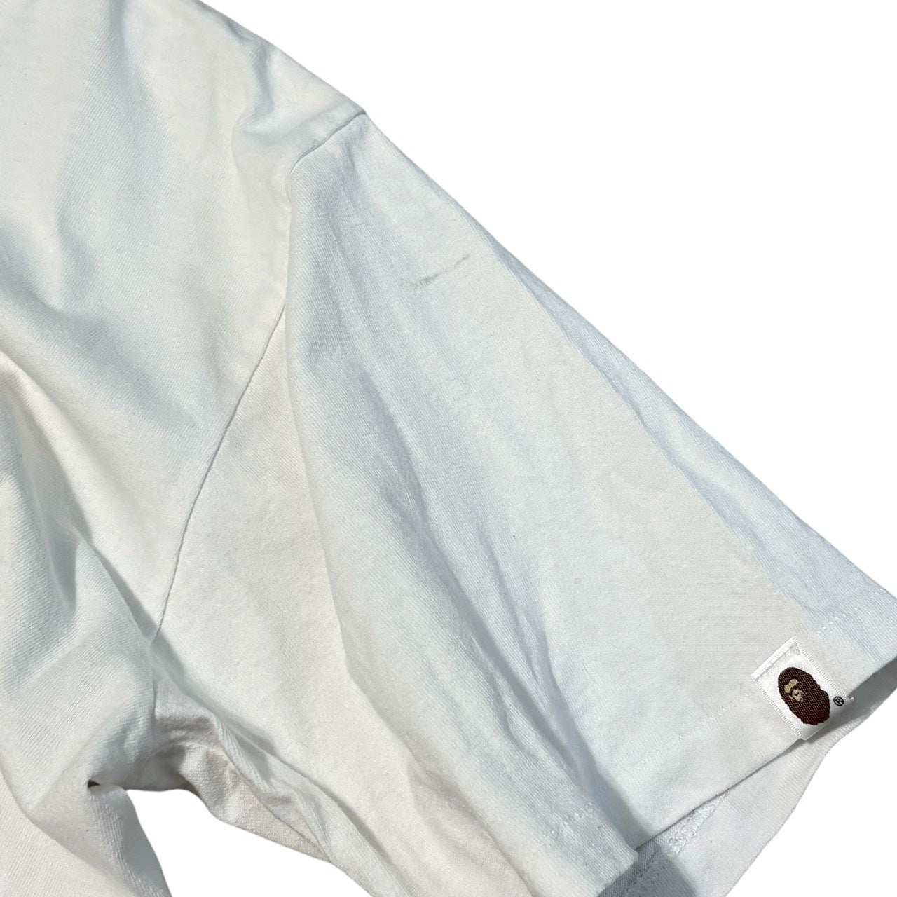 Japanese Brand Busy Works White T-Shirt Size L