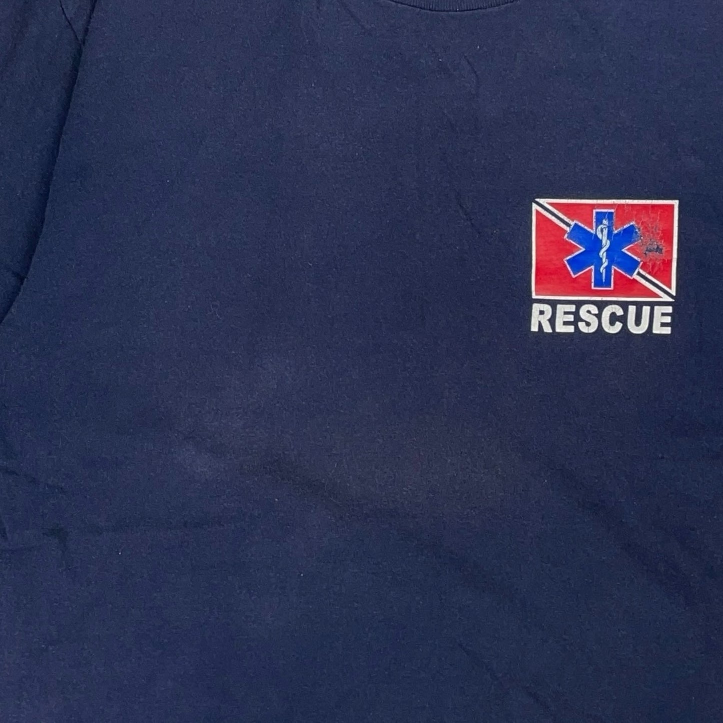 Tultex 90s Short Sleeve T-Shirt Blue Size L