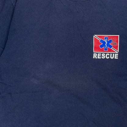 Tultex 90s Short Sleeve T-Shirt Blue Size L
