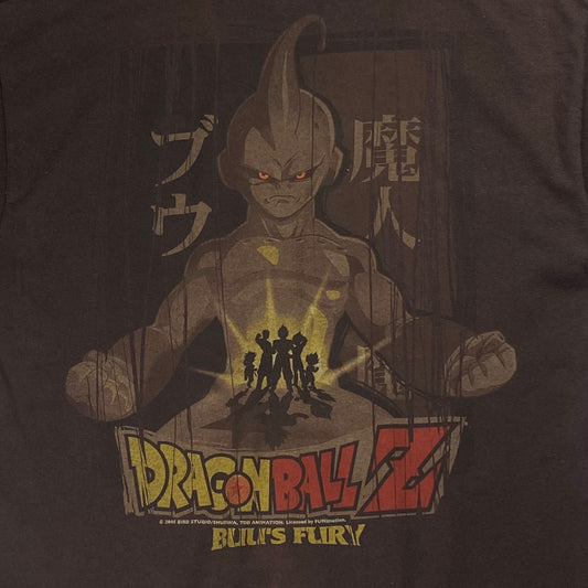 Dragon Ball Z 00s Majin Buu Anime Tee Brown Size M